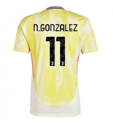 Juventus Nicolas Gonzalez #11 Segunda Equipación 2024-25 Manga Corta